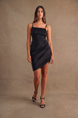 VIENNA SATIN MINI DRESS