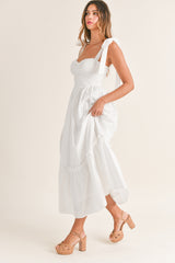KARLA RUCHED TIERED MIDI DRESS