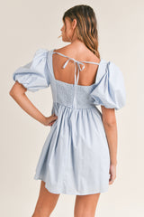 TIFFANY BABYDOLL MINI DRESS