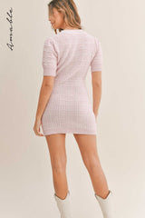 JORDYN TWEED KNIT MINI DRESS