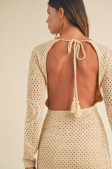 JREAM BACKLESS MINI DRESS