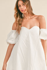 ELLEN OFF SHOULDER MINI DRESS