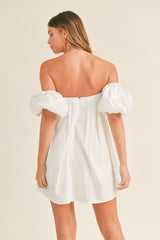 ELLEN OFF SHOULDER MINI DRESS