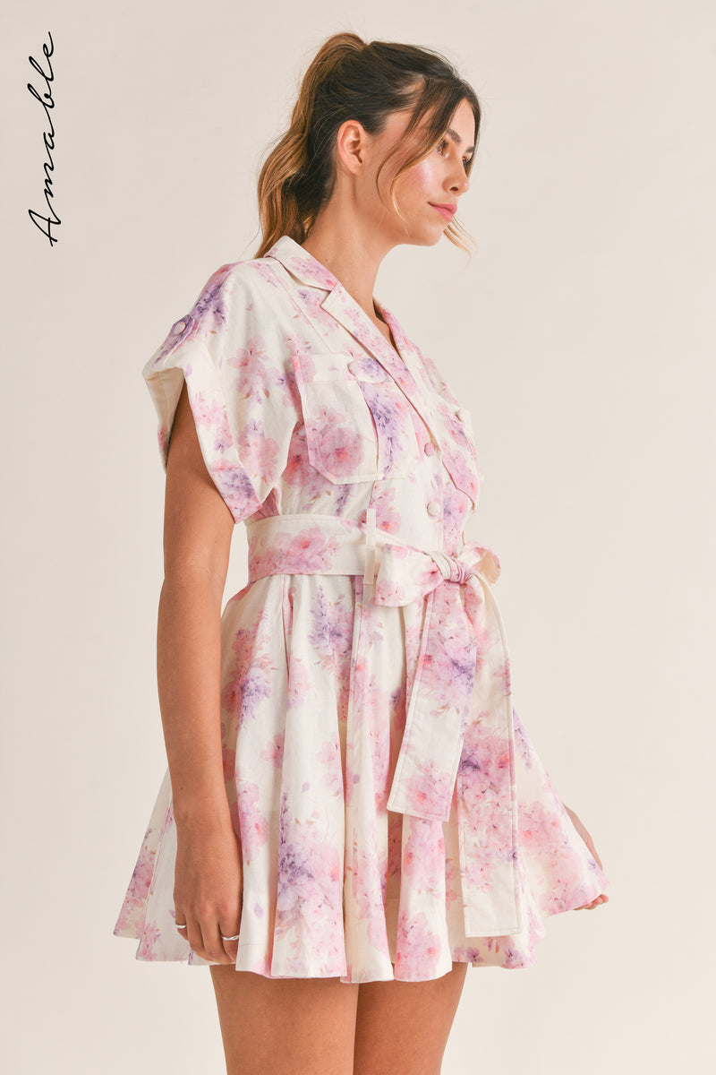 MCKINLEY SAFARI BELTED DRESS