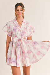 FREYA SAFARI BELTED DRESS