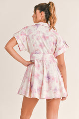 FREYA SAFARI BELTED DRESS
