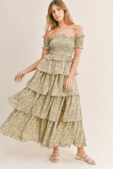 HAYLEY OFF SHOULDER MAXI DRESS