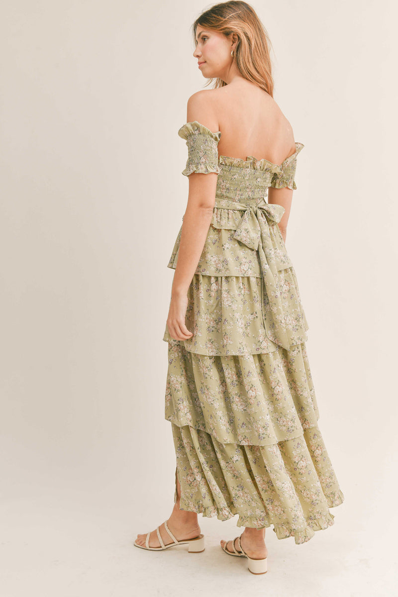 HAYLEY OFF SHOULDER MAXI DRESS