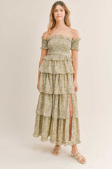 HAYLEY OFF SHOULDER MAXI DRESS