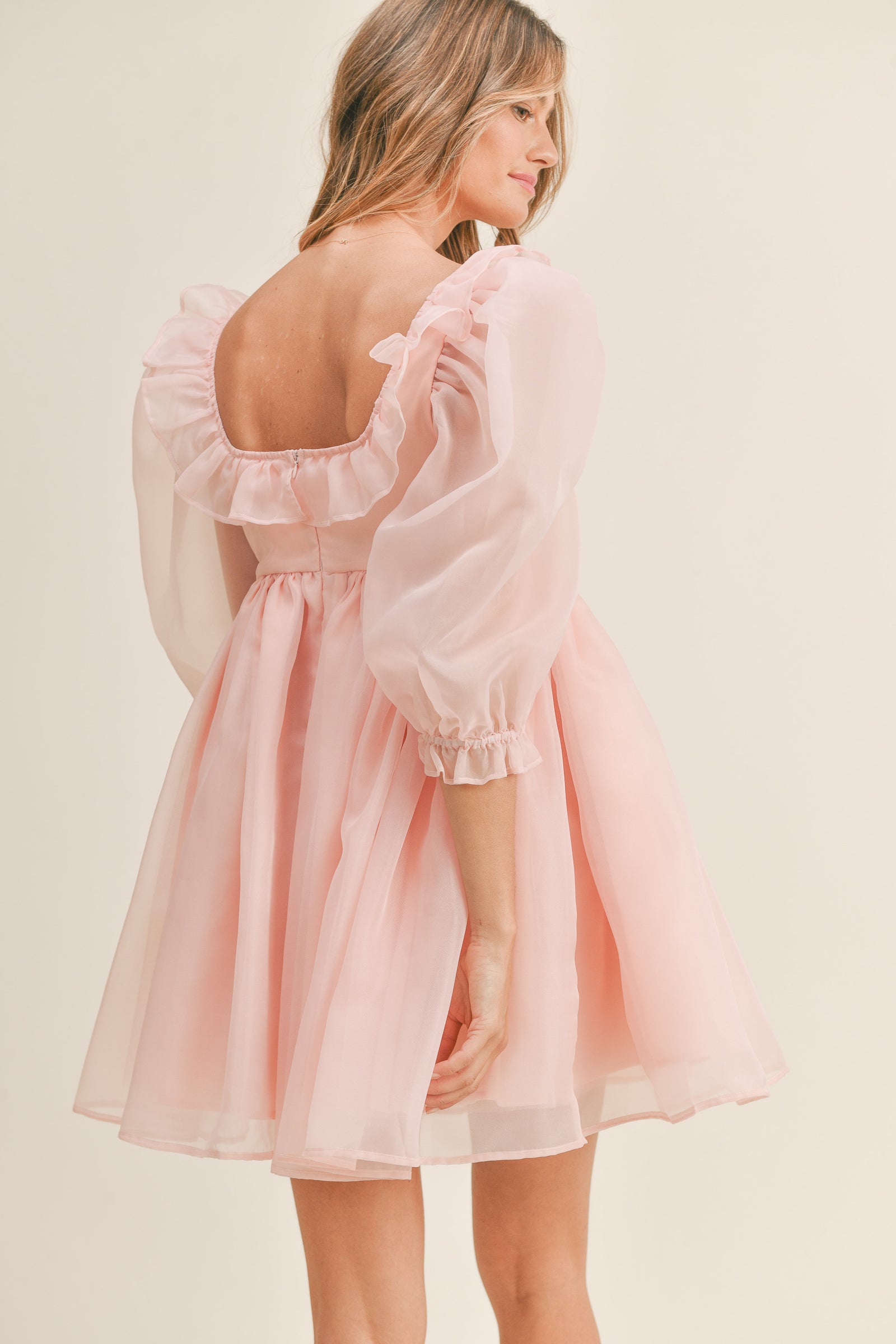 JOSEPHINE RUFFLE BABYDOLL DRESS – Mable Clothing