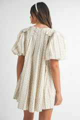 MONICA FLORAL PRINTED MINI DRESS