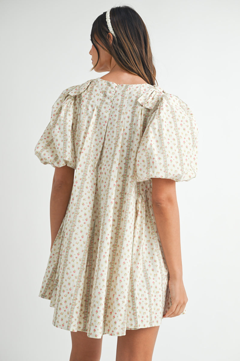MONICA FLORAL PRINTED MINI DRESS