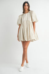 MONICA FLORAL PRINTED MINI DRESS