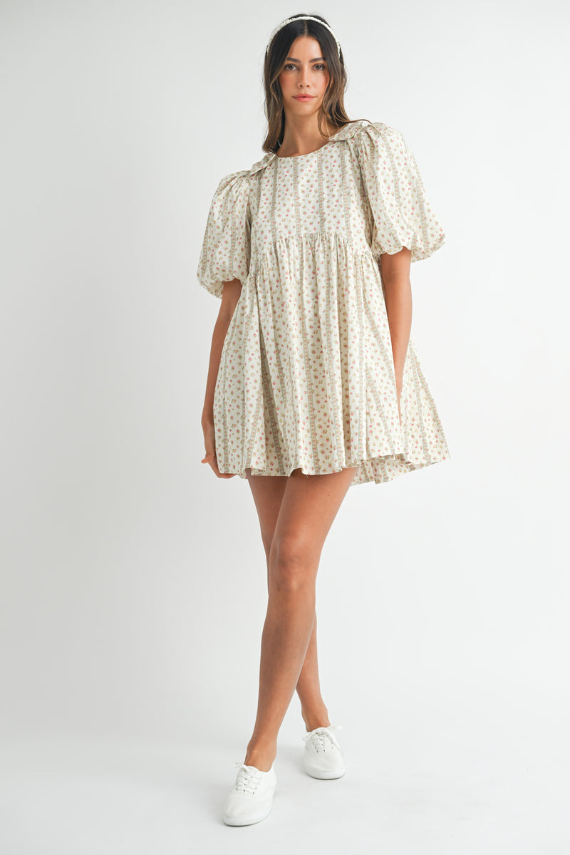 MONICA FLORAL PRINTED MINI DRESS