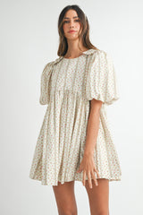 MONICA FLORAL PRINTED MINI DRESS