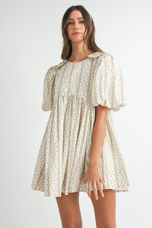MONICA FLORAL PRINTED MINI DRESS