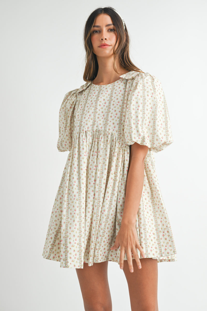 MONICA FLORAL PRINTED MINI DRESS