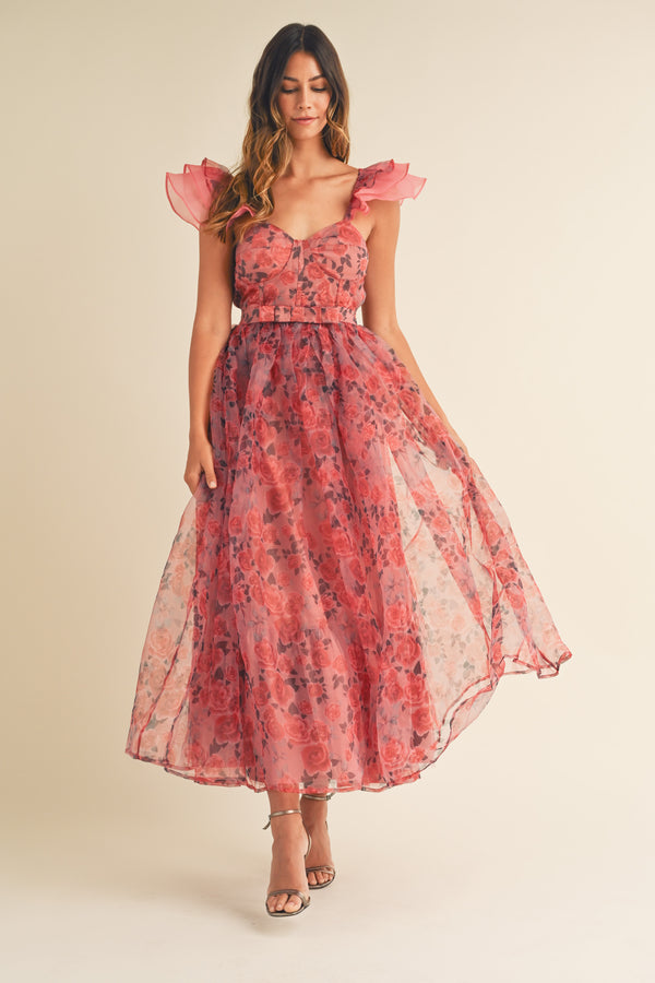 MAR FLORAL MAXI DRESS