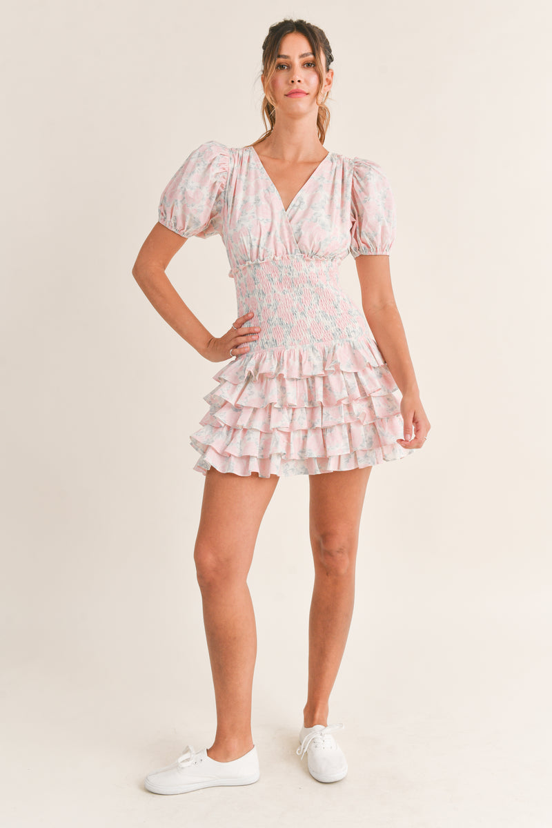 LYRIC RUFFLE MINI DRESS