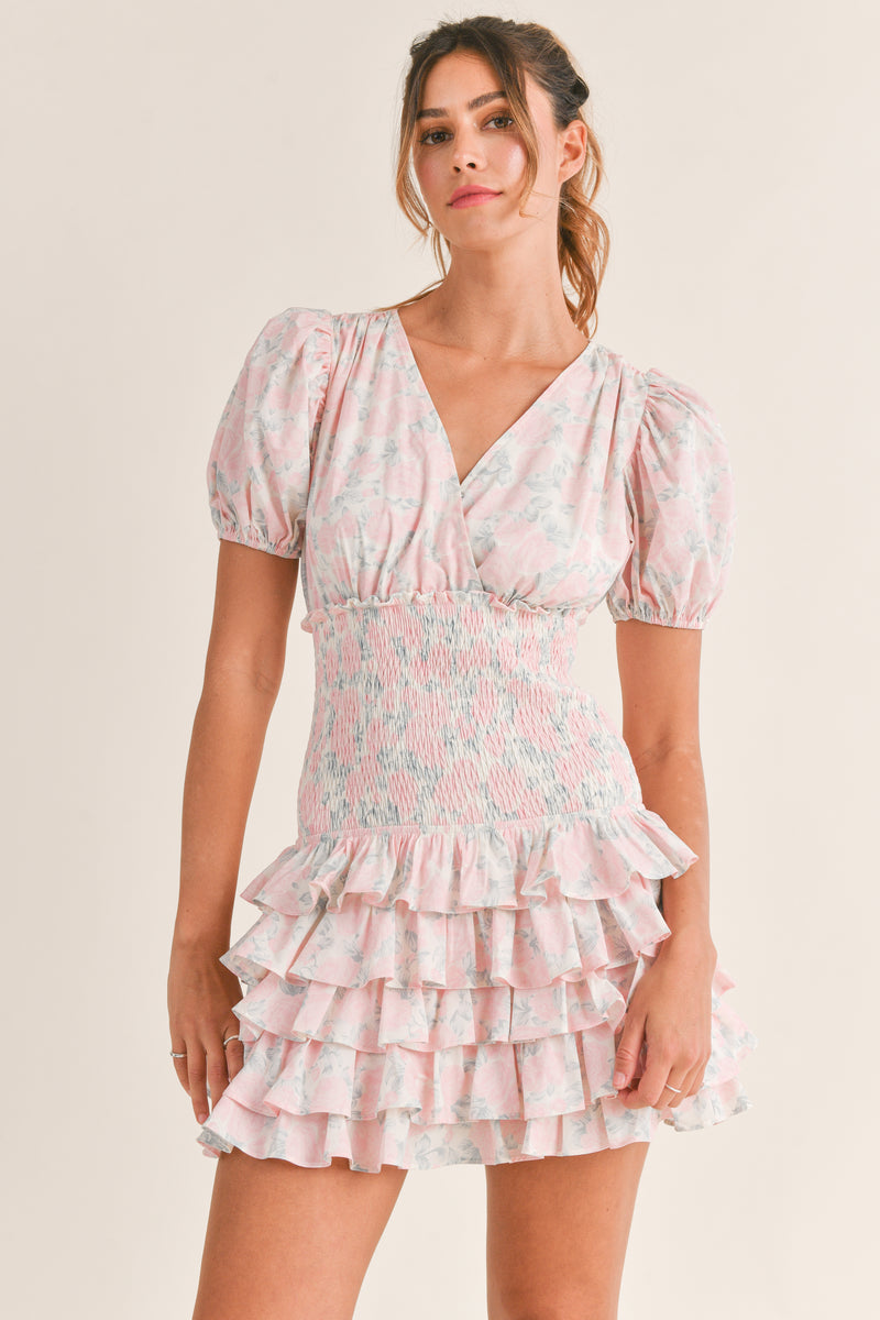 LYRIC RUFFLE MINI DRESS