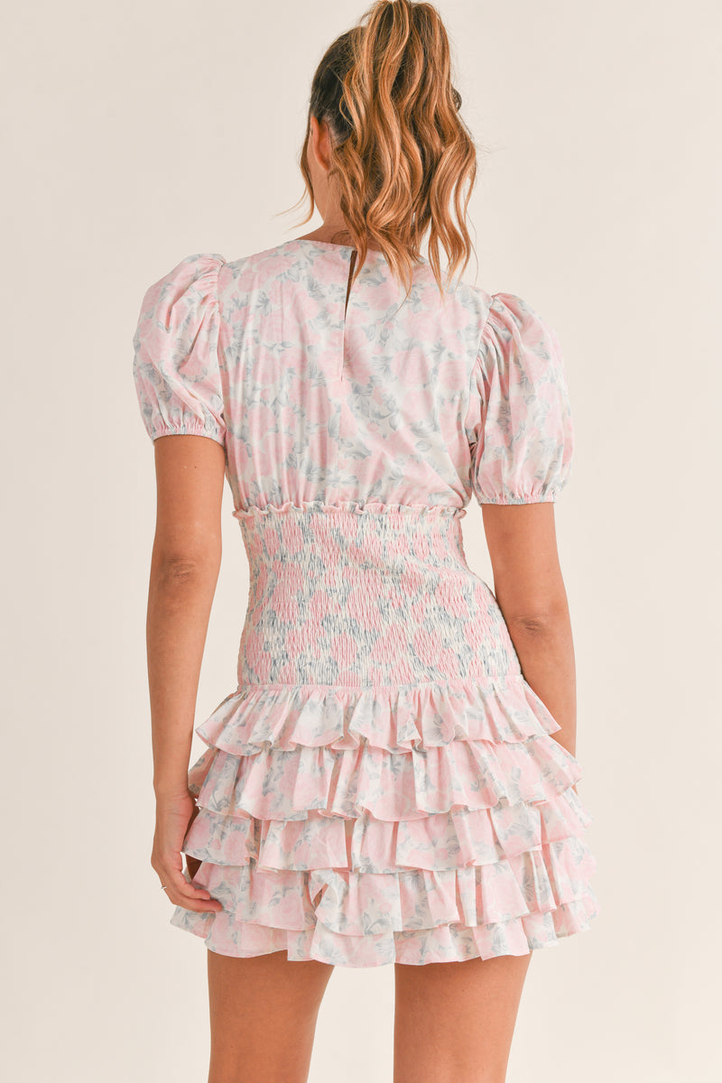 LYRIC RUFFLE MINI DRESS