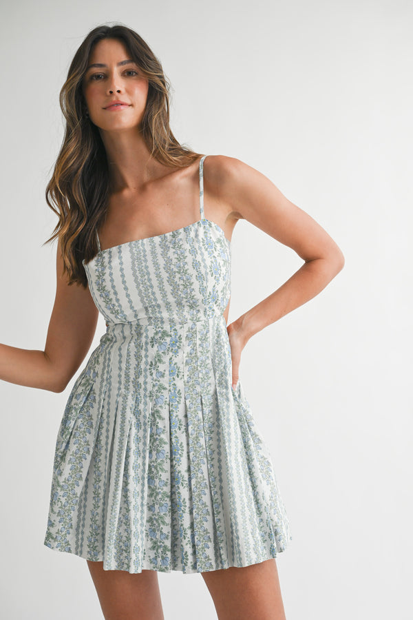 NOA FLORAL PRINTED MINI DRESS