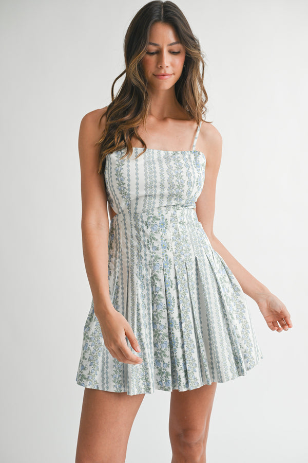 NOA FLORAL PRINTED MINI DRESS
