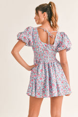 OAKLYN PUFF SLEEVE MINI DRESS