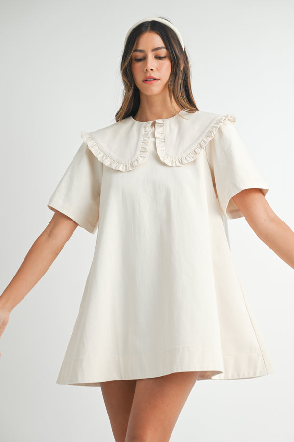 ZANIYAH PETER PAN COLLAR DRESS