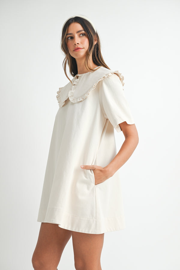 ZANIYAH PETER PAN COLLAR DRESS