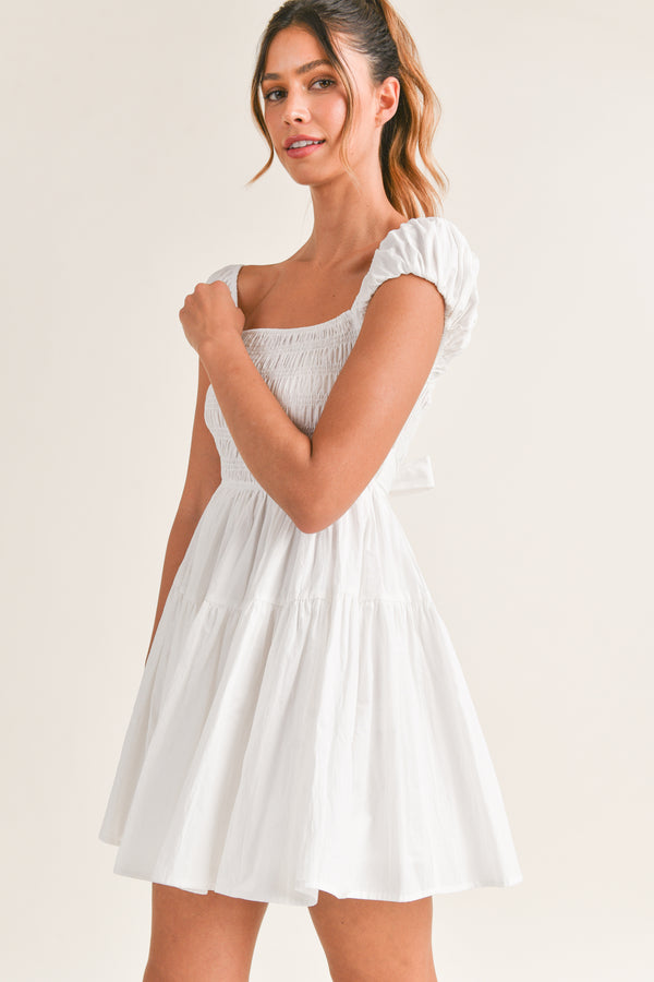 WRENLEY SQUARE NECK MINI DRESS
