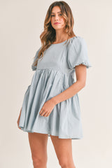 LAUREL PUFF SLEEVE MINI DRESS