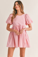 LAUREL PUFF SLEEVE MINI DRESS