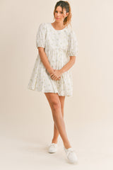 ALESSIA FLORAL PUFF SLEEVE DRESS