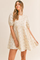 ALESSIA FLORAL PUFF SLEEVE DRESS