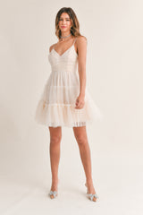 IZABELLA TULLE MINI DRESS