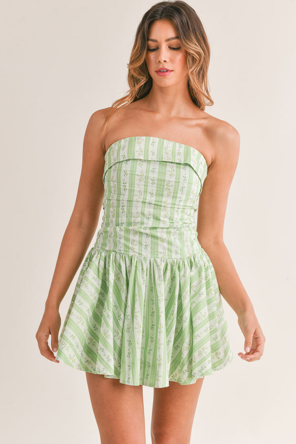 VIOLETA FAIRYTALE TUBE MINI DRESS
