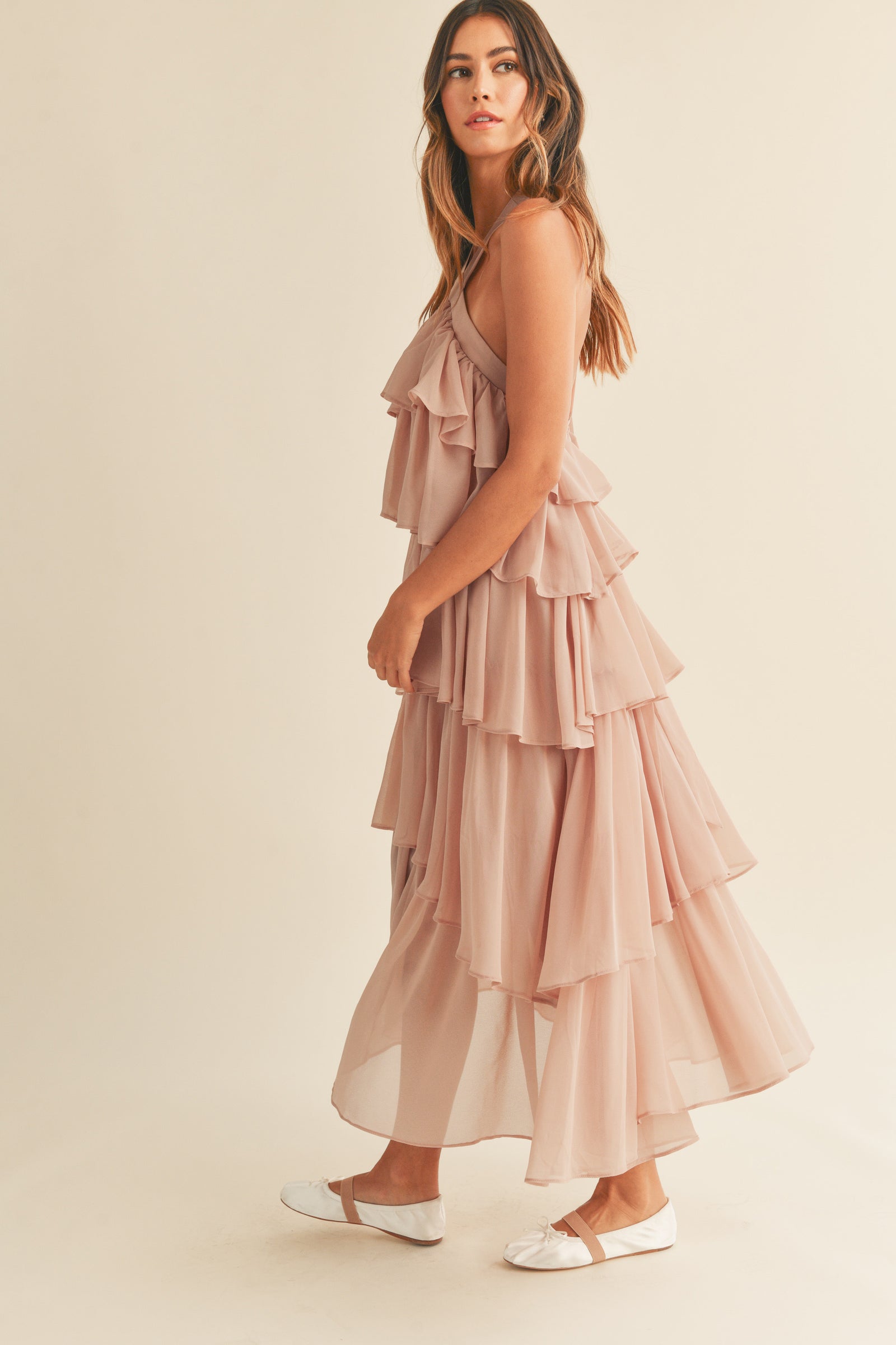 Ruffle Bear Maxi Dress/フリルベアマキシドレス Ruffle Bear Maxi Dress/フリルベアマキシドレス【MAISON