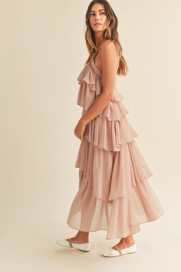 WINONA RUFFLE TIERED MAXI DRESS