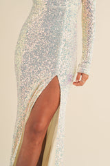 GIULIA SEQUIN MIDI DRESS