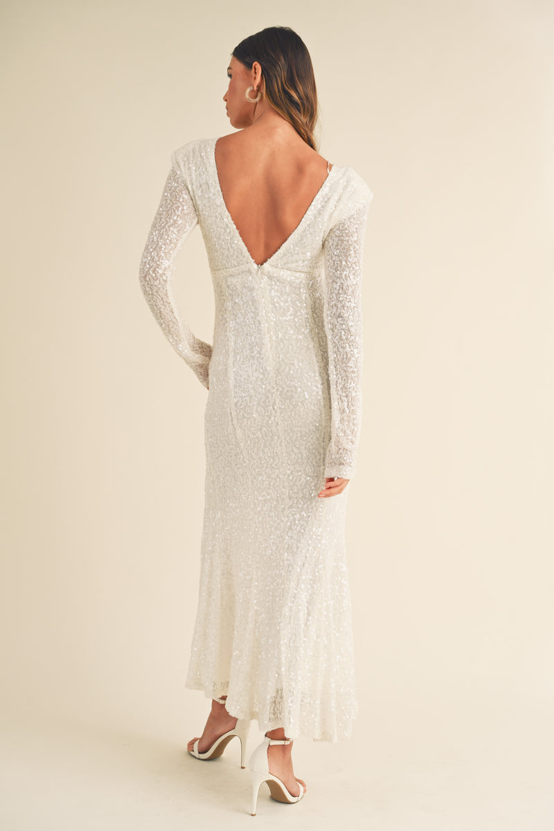 GIULIA SEQUIN MIDI DRESS