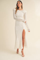 GIULIA SEQUIN MIDI DRESS