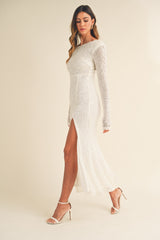 GIULIA SEQUIN MIDI DRESS