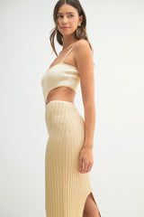 LARA COLOR BLOCK CUTOUT MIDI DRESS