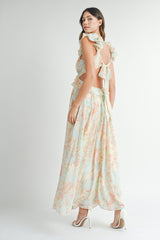 GLEN OPEN BACK MAXI DRESS