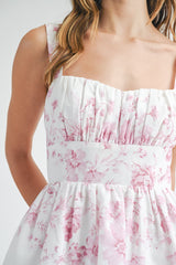AURORA FLORAL TIERED MAXI DRESS