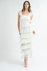 FATIMA KNIT MIDI DRESS