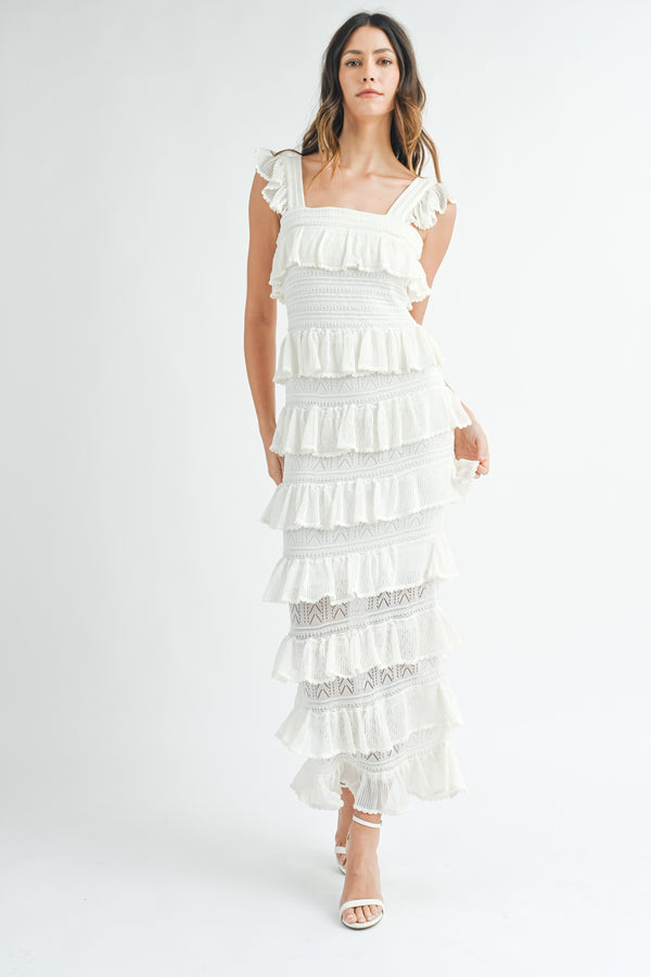 FATIMA KNIT MIDI DRESS