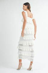 FATIMA KNIT MIDI DRESS