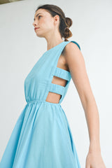 LEIGHTON SIDE CUT OUT MINI DRESS